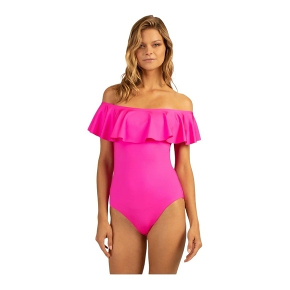 Trina Turk Monaco Bandeau One-Piece Swimsuit NWT - Picture 1 of 8